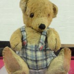 Alan Turing's teddy bear Porgy face on